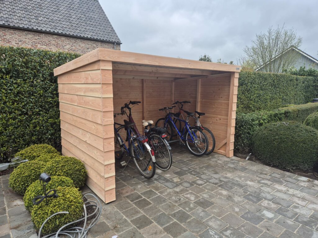 Fietsenschuur voor 6 a 8 fietsen in België