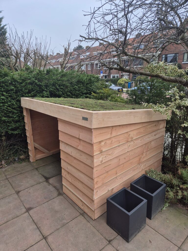 Fietsenberging in voortuin - MYWOOD