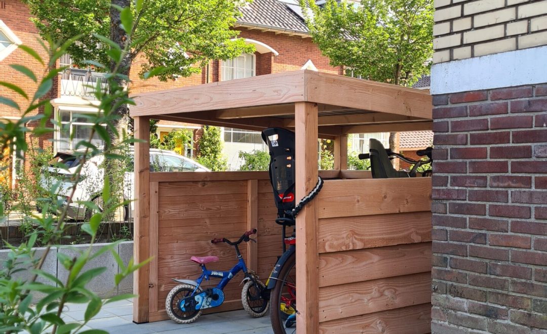 Fietsenberging met doorkijkje