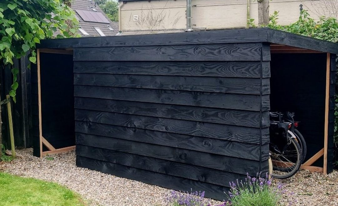 Model Barcelona Duo Tone Combischuur MYWOOD Grotere tuin
