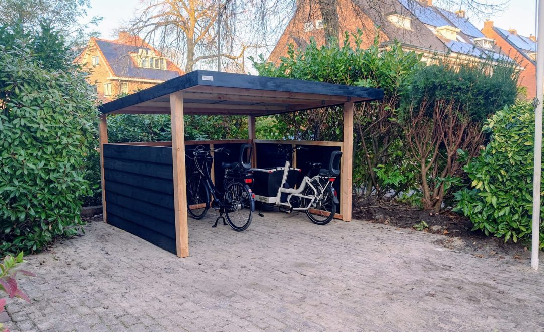 Fietsenberging bakfiets Heemstede MYWOOD