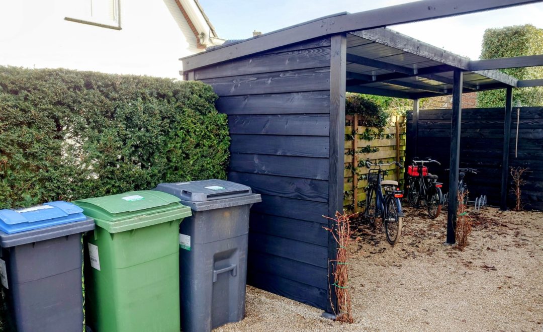 Fietsen overkapping in Heemstede