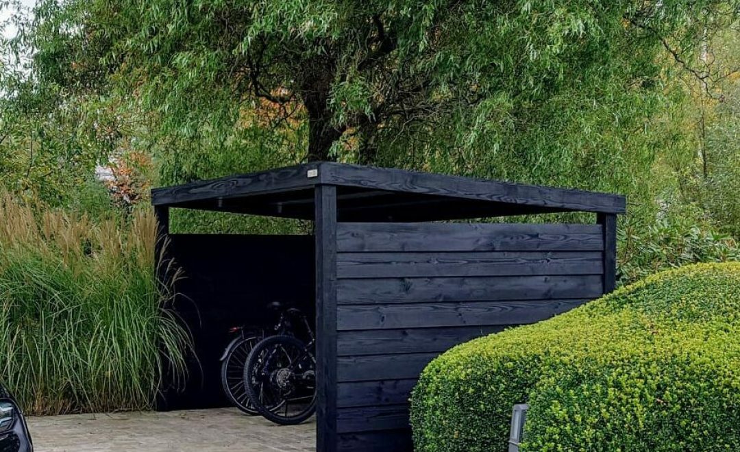 Fietsenschuur ROME XXL all black - MYWOOD