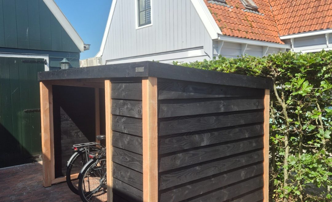 Maatwerk fietsenschuur in Zuiderwoude - MYWOOD