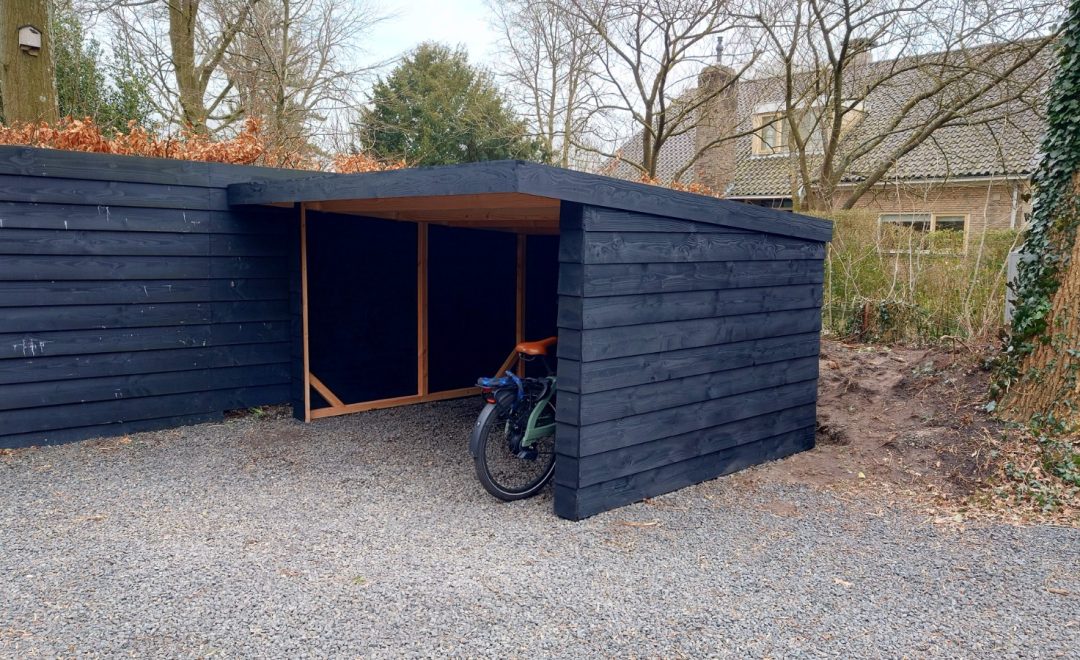 Fietsenschuur voor bakfiets