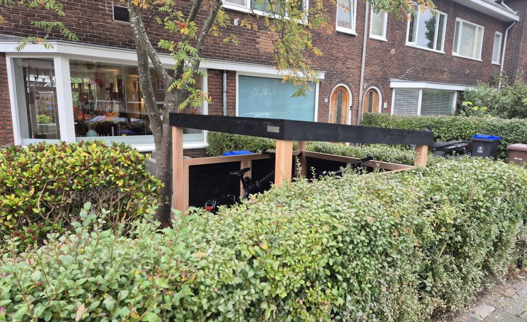 Kleine fietsenschuur in Utrecht