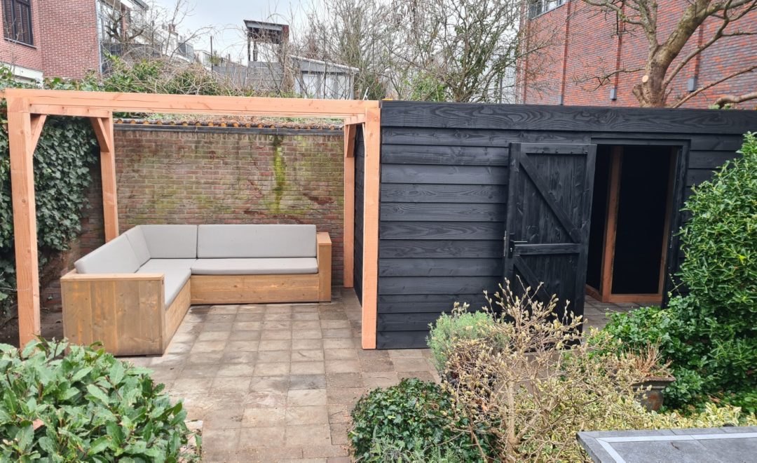 Tuinhuis met Pergola in Haarlem